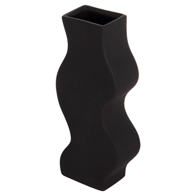 Dekor tavoline qeramike Sebor 14x6,5x30Hcm (HM4589.02), zezë