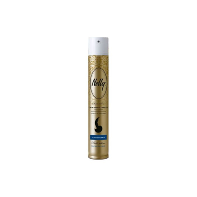 Sprej për stilim të flokëve Nelly Gold Hair Spray, 400 ml
