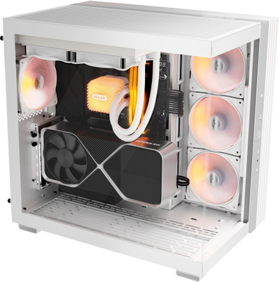 Вентилатор кула Be Quiet Light Wings LX, 120mm PWM, ARGB, бел
