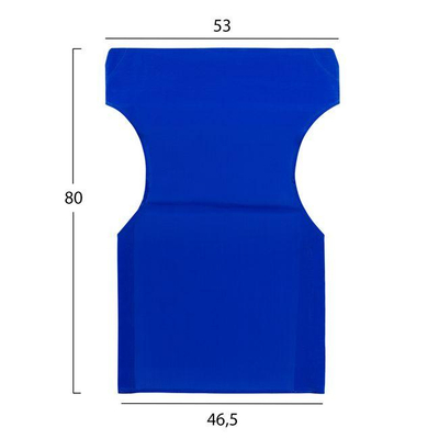 Jastëk për karrige profesionale 46.5×53×80 cm (HM5272.01), kaltër