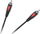 Kabllo audio Cabletech Eco Line, 1xRCA, 0.5m, e zezë