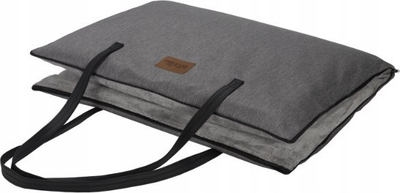 Shtrat udhëtimi për qen Wiko Foldable Travel Dog Bed M, 92 × 70 cm, material PVC i papërshkueshëm nga uji, blu