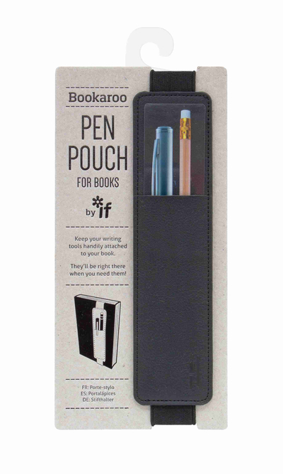 Bookaroo Pen Pouch Black - If Cardboard Creations Ltd