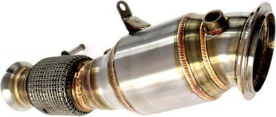Downpipe TurboWorks për BMW F20 F21 F22 F30 F32 F33 N20, çelik inoksi, për benzinë