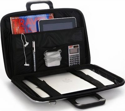 Çantë laptopi Bombata Classic, 15.6", lëkurë imitim, kafe
