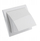 Kapak ventilimi Armar Cowled Duct, Ø100mm 4", flap me gravitet, plastikë ABS, i bardhë