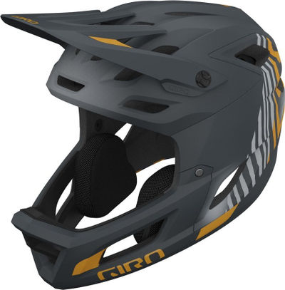 Helmetë malore Giro Coalition M-L, me Mips Spherical, e zezë me portokalli