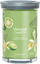 Qiri me aromë Yankee Candle Vanilla Lime Signature Large Tumbler, 567g, me 2 fitila, jeshil