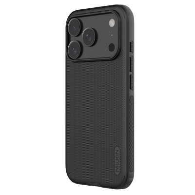 Kapak telefoni Nillkin Super Frosted Shield për iPhone 17 Pro Max, MagSafe, TPU PC, i zi