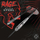 Shigjeta darts Harrows Rage Steel, majë çeliku, set 3 copë, argjendtë me të zezë