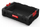 Set organizimi veglash Qbrick Pro Drawer Cabinet Set 3 QS322, 3 pjesë, me rrota, i kuq