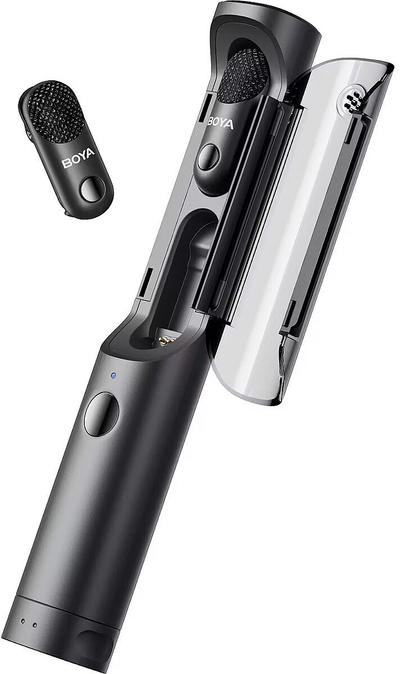 Mikrofon wireless Boya Magic 03, me heqje zhurme DNN, 48 kHz 24 bit, i zi