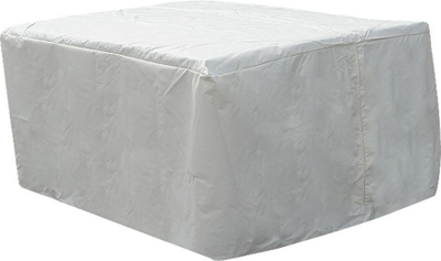 Mbrojtëse për mobilje kopshti Beliani Rain Cover, 90 x 90 x 105 cm, PVC, gri
