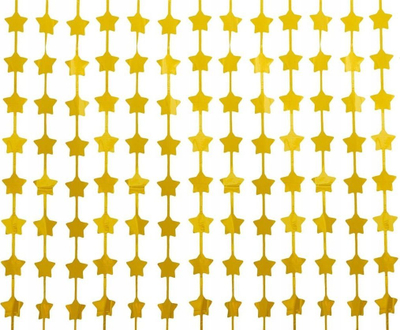 Perde dekoruese Godan Curtain B&amp;C Stars, 100x200cm, me yje, ari mat