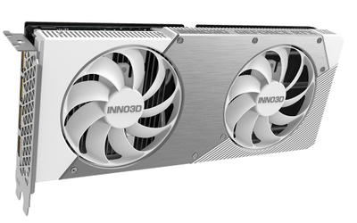 Kartë grafike Inno3D GeForce RTX 5060 Twin X2 OC, 8GB GDDR7, PCI Express, e bardhë