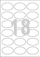Etiketa ngjitëse Avery Zweckform L6024REV, 63.5 x 42.3 mm, 25 fletë 450 etiketa, të bardha