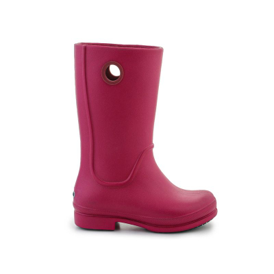 Çizme shiu për goca Crocs Girls Wellie, material i lehtë, ngjyrë shegë