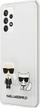 Futrollë Karl Lagerfeld Karl &amp; Choupette për Samsung Galaxy A72 4G 5G, TPU PC, transparente