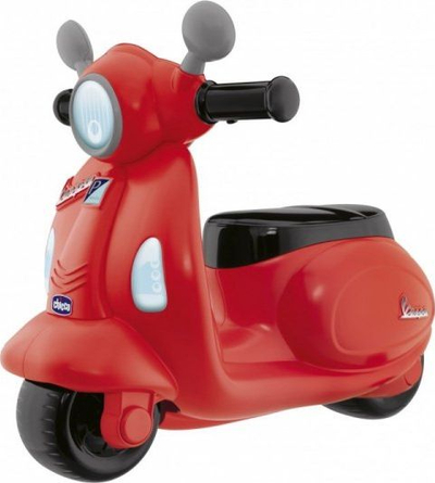 Motoçikletë lodër Chicco Vespa Primavera, për kalamaj, e kuqe