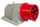 Prizë industriale Plug O 3642 220 NAKŁO, 5x32A, 400V, gri e kuqe