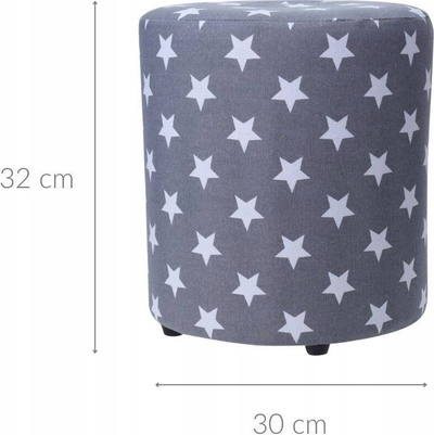 Stol Home Styling Collection Stars, 30 cm, blu marin