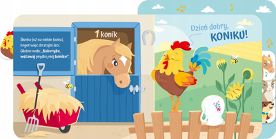 Libër për kalamaj AWM Hello Little Rooster, Elzbieta Korolkiewicz, 2024