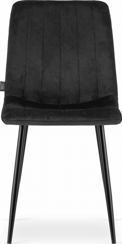 Стол MUF ART Simple Upholstered Velvet, кадифе, метал, црна