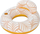 Rreth ujor Bestway Swimming Ring, 1.18 m, me mbështetëse shpine, portokalli