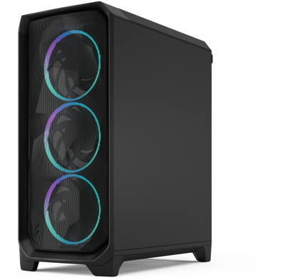 Kuti PC Fractal Design Meshify 3 RGB, mid tower, ATX mATX, xham i temperuar, e zezë
