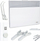 Конвекторски грејач Warmtec, 1500W, со термостат, бел