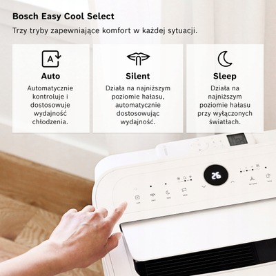 Пренослив клима уред Bosch Cool 2000, 3 во 1, со далечински управувач, бел
