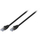 Kabllo rrjeti Lindy Patchcord Cat6, U UTP, 2m, e zezë