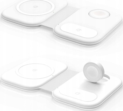 Karikues wireless Blow WCH-08, 15W, 3 në 1, i bardhë