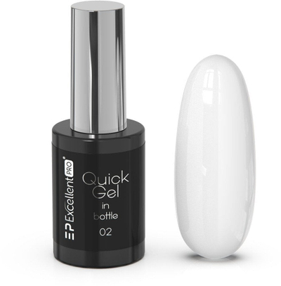Xhel градбен Excellent Pro Gel In Bottle 02 Milky, еднофазен, млечна боја