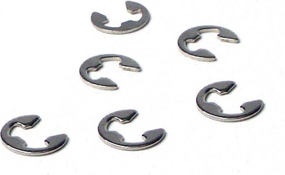 Kapëse VRX Racing, 4 mm, 6 copë
