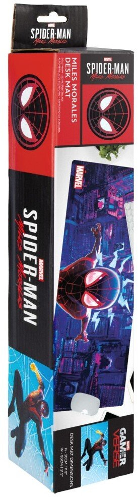 Mouse pad gaming Marvel Miles Morales, 80×30 cm, kundër rrëshqitjes, shumëngjyrësh