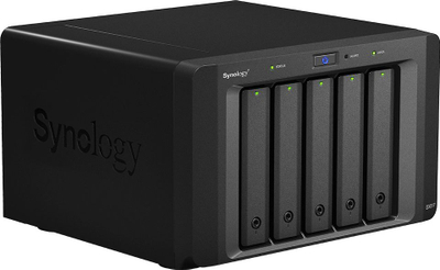 Модул за проширување на складирањето Synology DX517, 5 слотови, SATA 3.5"/2.5", црн