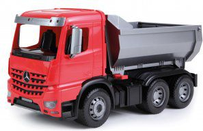 Kamion lodër Lena Mercedes Benz Arocs Worxx, 45 cm, plastikë e fortë, me ngjyra