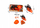 Set lodër sharrë zinxhir MZ Import 192C1-3, me helmetë dhe gjerat shoqëruese, portokalli