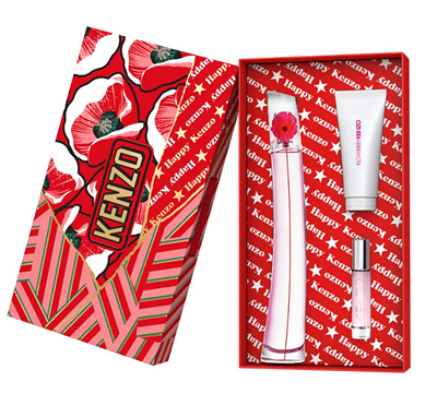Set për femra Kenzo Flower Poppy Bouquet, EDP 100 ml + losion trupi 75 ml + EDP 10 ml