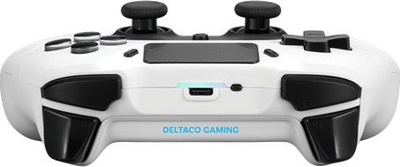 Контролер Deltaco GAM-139, Безжичен, бело / црн