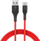 Kabllo USB BlitzWolf BW-TC15, USB-A me USB-C, 1.8 m, e kuqe