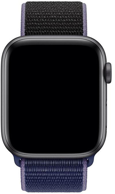 Rrip për orë të mençur Wotchi Apple Watch, e zezë/kaltër, 42/44 mm