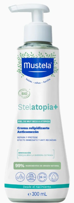Krem për bebe Mustela Stelatopia+ Lipid-replenishing cream Anti-itching, 300ml