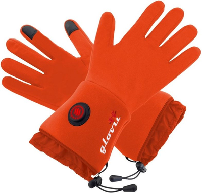 Загреани ракавици Glovii Heated Universal, големина L XL, портокалова