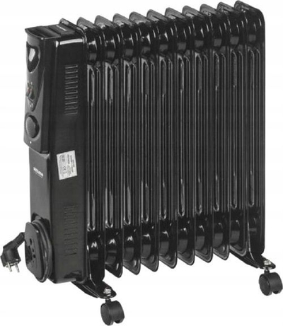 Ngrohës me vaj Volteno VO0156, 2000W, 9 elementë, i zi