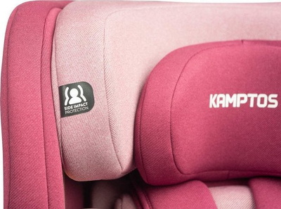 Sedilje makine Caretero Kamptos I-Size, ISOFIX, rrotullim 360°, rozë e errët