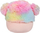Lodër pelushi Squishmallows Diane the Peach Bigfoot, 19 cm, flokë ylber, shumëngjyrëshe