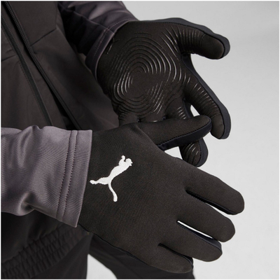 Doreza futbolli Puma Individual Winterized 041873 01, silikon, të zeza