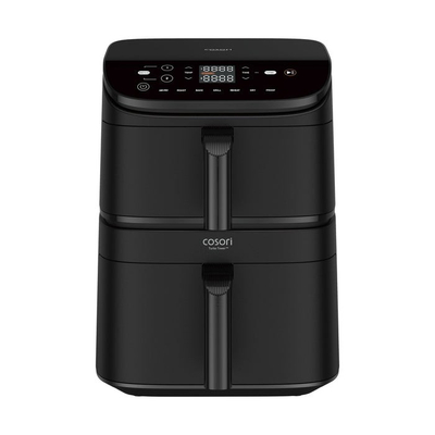 Fritezë ajrore Cosori Turbo Tower, 10.8L, 7 programe gatimi, e zezë